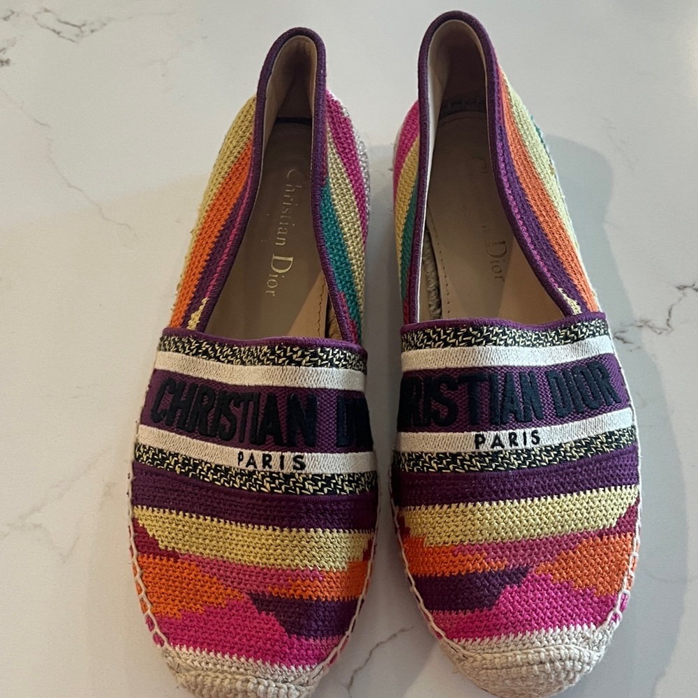 Christian Dior Espadrille Flat shoe size 37